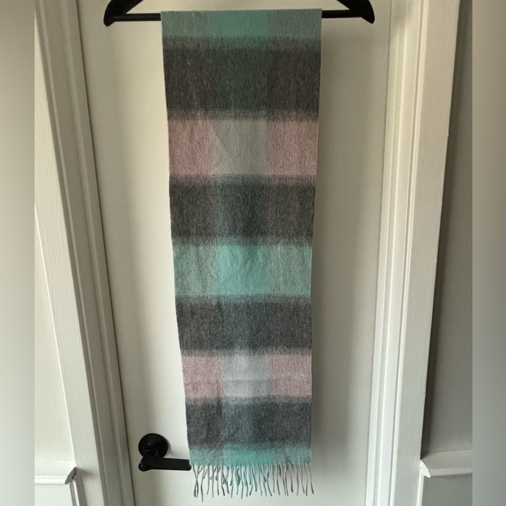 Cashmere scarf | Blue Grey Pink